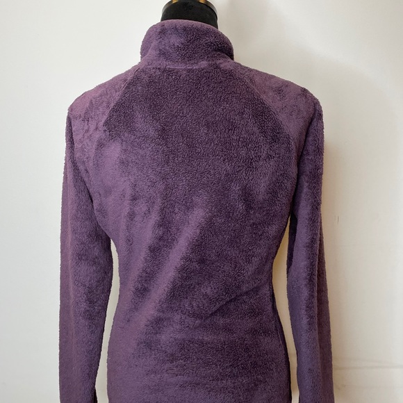 The North Face Purple Fuzzy Pullover Jacket - Picture 8 of 11